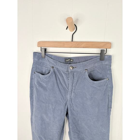 Toad&Co Cruiser Corduroy Skinny Pants Size 8 Blue - Picture 3 of 9